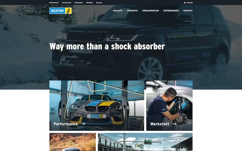 Bilstein Website