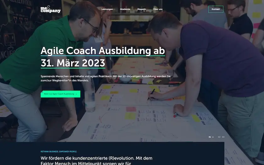 Me and Company Website